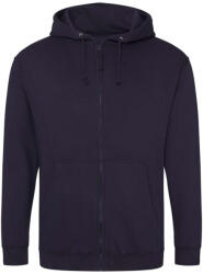 Just Hoods cipzáros kapucnis férfi pulóver AWJH050, Oxford Navy-XL (awjh050oxn-xl)