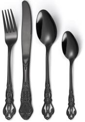  SP-27323 24 darabos evőeszközkészlet - Fekete