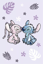  Disney Lilo és Stitch, A csillagkutya Purple polár takaró 100x150cm (JFK040058) - oliviashop