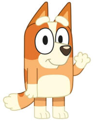 Ludo Studio Bluey Bingo formapárna, díszpárna 21x31 cm Nr2