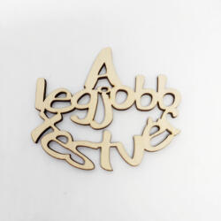  +Fa felirat " A legjobb testvér" 10cm 32625 (32625)