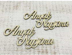 Anyák napjára" felirat 6, 5x12, 7cm 2db/csomag