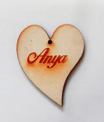 Fa szív "Anya" felirattal 4*5*0, 3cm 1811 (1811)