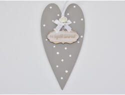 Díszített szív "A Legjobb Tanárnak" Táblával - papelito