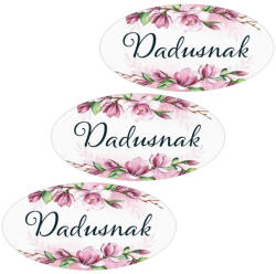  Nyomtatott dekorkarton - Dadusnak ovál tábla 3db - papelito