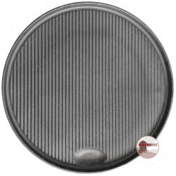 Kályhaház Kerek öntöttvas flekkensütő grill sütőlap - 40 cm Ø