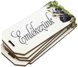  Nyomtatott dekorkarton - Emlékezünk scrapbook 5db/csomag