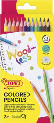  Színes ceruza készlet 12db-os JOVI, háromszög, famentes F34125K12 (F34016K12/98081)