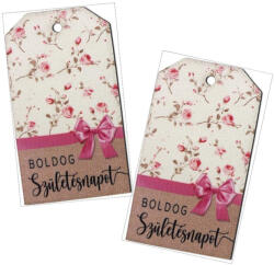 Nyomtatott dekorkarton - Boldog születésnapot táblák 2db