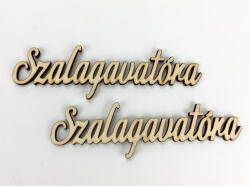 Natúr fa - " Szalagavatóra " felirat 4, 3x14, 5cm 2db/csomag - papelito