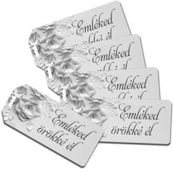 Nyomtatott dekorkarton - Emléked örökké él kegyelet scrapbook 5db/csomag