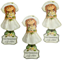 Nyomtatott dekorkarton -Nagymamának szeretettel kislány 3db/csomag