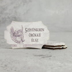 Nyomtatott dekorkarton - Szívünkben örökké élsz 3db/cs