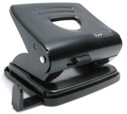 Rapesco Lyukasztó, kétlyukú, 25 lap, fém, RAPESCO "825", fekete (1030) - iroszer24