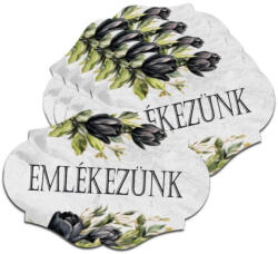 Nyomtatott dekorkarton - Emlékezünk 5db/csomag