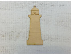  Natúr fa - Világítótorony 18cm - papelito