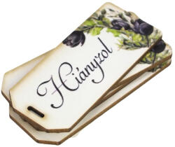 Nyomtatott dekorkarton - Hiányzol kegyelet scrapbook 5db/csomag