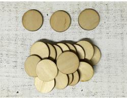 Natúr fa - Kör lap 3 cm 20db/csomag - papelito