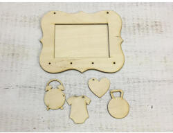  Natúr fa - Baba érkezett fotókeret 15x18cm - papelito