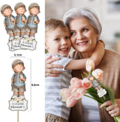 Nyomtatott dekorkarton - A legjobb mamának kisfiú 3db/csomag