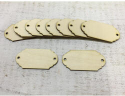  Natúr fa - Egyenes címtábla 10db/csomag - feliratként és tábladíszként