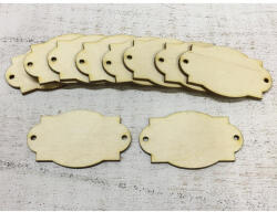  Natúr fa - Íves címtábla 10db/csomag - papelito