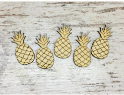 Natúr fa - Ananász 6cm 5db/csomag - papelito