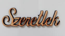 Fa felirat "Szeretlek "9*3*0, 3cm 1354 (1354C)