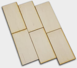 Natúr fa - tábla 10*5cm 6db/cs - papelito