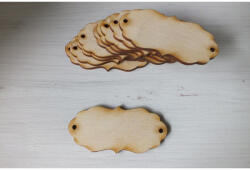  Natúr fa - Tábla fodros 3, 5x7cm 10db/csomag - papelito