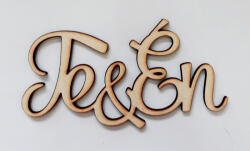 Fa felirat "Te & Én" 12*6*0, 3cm 3604 (3604C)