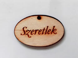 Táblácska "Szeretlek" 4*2, 5*0, 3cm 1601 (1601)