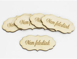 Natúr fa - "Nem Feledünk" fodros tábla 5db/cs - papelito