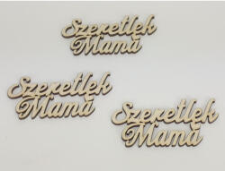 Natúr fa - "Szeretlek Mama" 3db/csomag - papelito