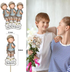  Nyomtatott dekorkarton - A világ legjobb anyukájának kisfiú 3db/csomag