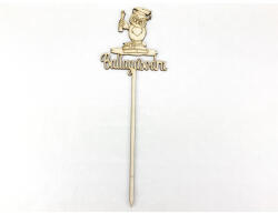  Natúr fa - Beszúrós felirat "Ballagásodra" okleveles bagoly - papelito