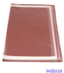  Fólia ív 58x58cm 20db/csomag Átlátszó kerettel - Bordó