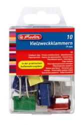 Herlitz iratcsipeszek 19 mm-es színes 10 db