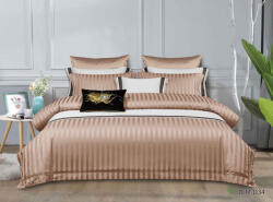 idealisotthon 3 részes szaténcsíkos ágyneműhuzat - capuccino (IO-SY-BL-DT-3-CO)