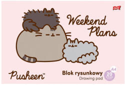 PUSHEEN cicás vázlatfüzet, A/4, 20 lap (663291) (MJK-663291) - officetrade