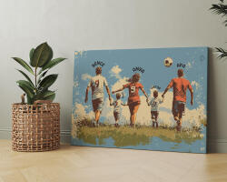 Foci család vászonkép