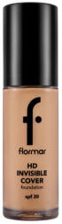 Flormar Fond de ten Invisible Cover HD 100 Medium Beige, 30ml, Flormar