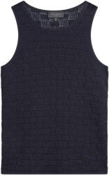 TED BAKER Top Yuna Touch Of Silk Knitted Sleeveless 281467 navy