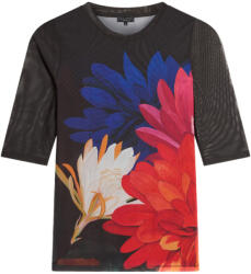 Ted Baker Bluză Ilussa Printed Mesh Half Sleeve 281484 black