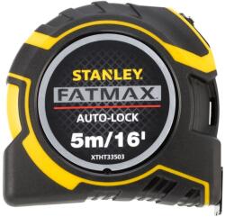 STANLEY XTHT0-33503, ruleta autolock fatmax 5m, Mylar®, BladeArmor, magnet fix, 5m/16Inch x 32mm + un carlig detasabil, blister (XTHT0-33503)