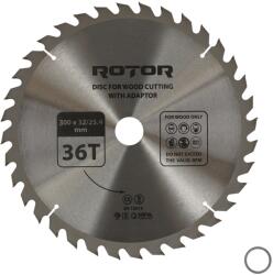 ROTOR Disc taiat lemn ROTOR 300*32/30/25, 4 cu adaptor 36T (16027)