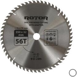 ROTOR Disc taiat lemn ROTOR 350*32/30/25, 4 cu adaptor 56T (16031)