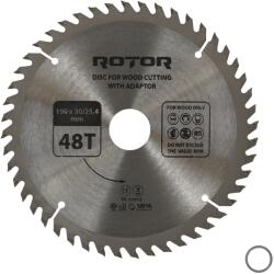 ROTOR Disc taiat lemn ROTOR 190*30/25, 4 cu adaptor 48T (16013)