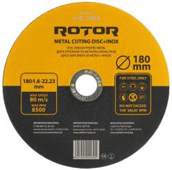 ROTOR Disc abraziv pentru metal+inox ROTOR 180*1, 6*22, 23 (15928)