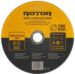 ROTOR Disc abraziv pentru metal+inox ROTOR 180*2, 0*22, 23 (15929)